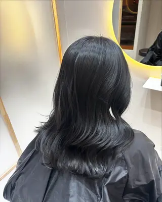 セミロング 韓国レイヤーカット/ 🩶HARUKA🩶のヘアスタイル