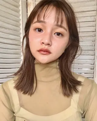 ミディアム カラー 🌻 miyu🌻のヘアスタイル