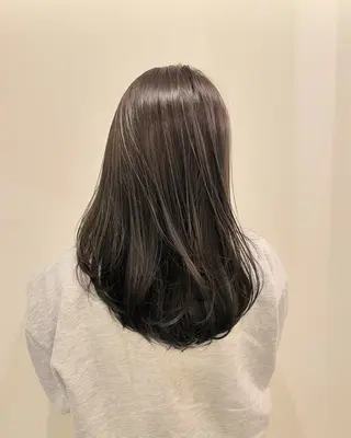 ミディアム カラー ニュアンスカラー🫧 加納のヘアスタイル