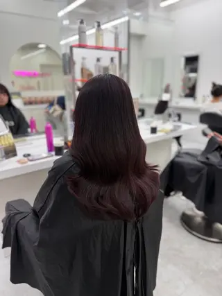 セミロング カラー ヘアアレンジ 🎀Girly艶髪カ ラー🎀Harukaのヘアスタイル