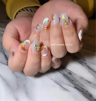 ネイル ﾈｲﾙﾙｰﾑﾘｯｶ 𝐦𝐚𝐲𝐮のネイルデザイン