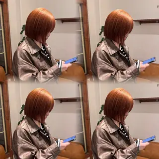 ショート カラー 🦋レイヤーカット 🌈MEGUのヘアスタイル