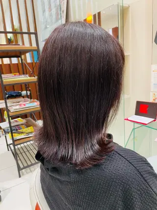 ミディアム カラー 平岡 成介のヘアスタイル