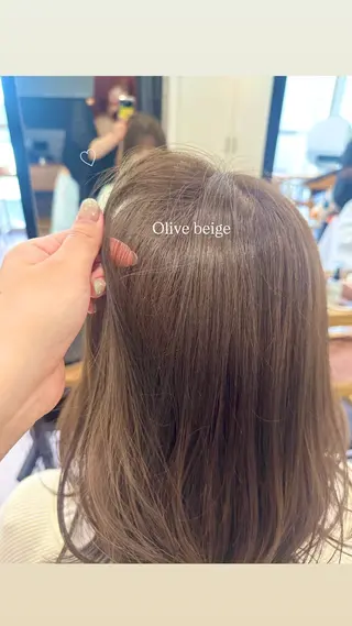 カラー のがわ かえのヘアスタイル