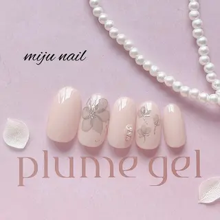 ネイル ❁miju nail 大人上品/自爪育成のネイルデザイン