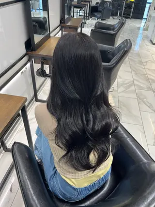 ロング カラー 🫧ナオ🫧 /韓国 ヘア/ マンツーマンのヘアスタイル