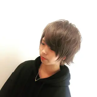 カラー メンズ 🍀アレンジ簡単ヘア ☘️石田万里奈🍀のヘアスタイル