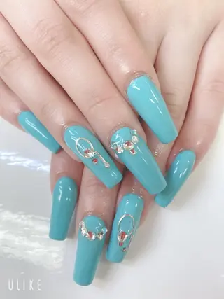 ロング JNA認定講師🌸 RIEのネイルデザイン