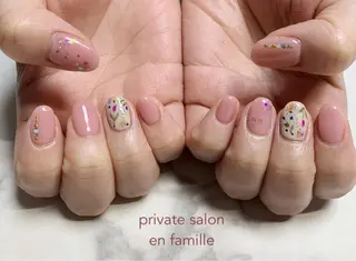 ネイル nail salon en familleのネイルデザイン