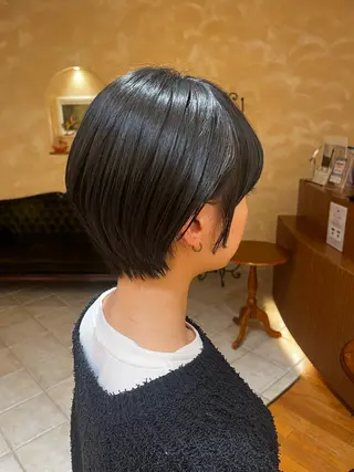 ショート 田内 満里奈のヘアスタイル