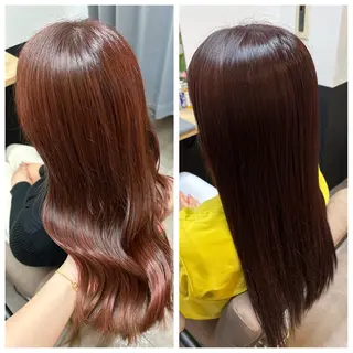 ロング カラー TELAHAIR成田 マネージャー吉野美羽のヘアスタイル