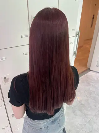 ロング カラー ♡艶髪ブラウン himi♡のヘアスタイル