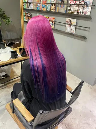 ロング カラー 透明感/艶髪カラー/ 韓国/rinaのヘアスタイル