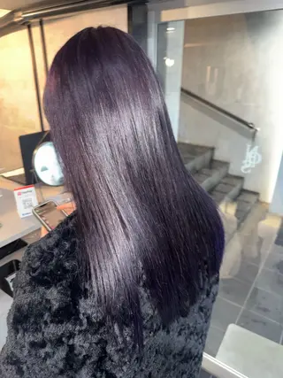 ロング カラー NOOS omotesando所属・あなたのお悩み改善" You"💚❤️💛のヘアスタイル