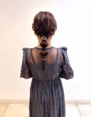 ヘアアレンジ 赤み消しカラー🌱 YUZUKI🫧のヘアスタイル