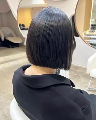 ショート 🤍🤍韓国ヘア おたけ🤍🤍のヘアスタイル