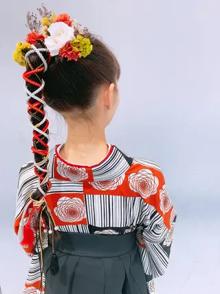 ヘアアレンジ 🦖鶴岡香純🦖 育休中のヘアスタイル