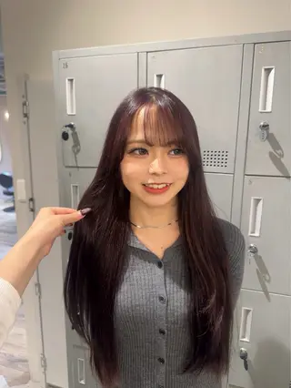 ロング 透明感カラー/レイ ヤーカット/KaHoのヘアスタイル