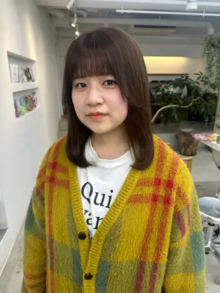 ミディアム カラー 【sica】 nanaのヘアスタイル