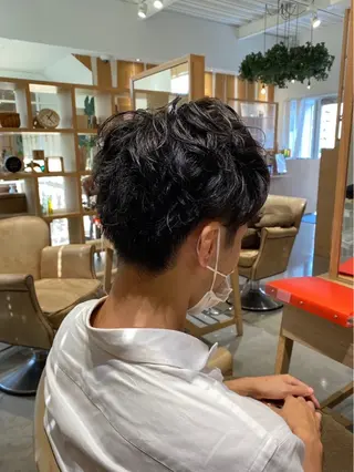 パーマ メンズ adorable万代店所属・adorable 綿貫羽南のヘアスタイル