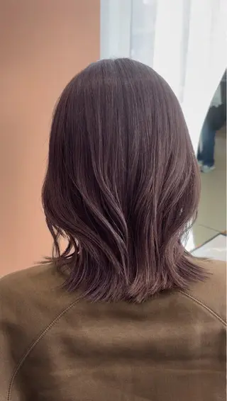 ミディアム カラー レイヤーカット 西宮北口/みなみのヘアスタイル