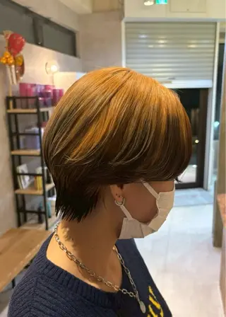 ショート 後藤 里穂のヘアスタイル