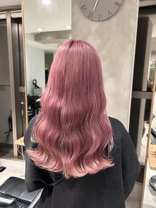 ロング カラー ヘアアレンジ 《暖色/韓国hair 》🇰🇷桑原ユキネのヘアスタイル