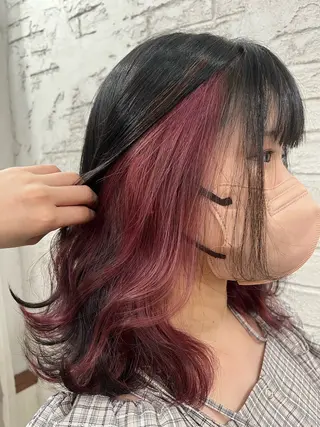 ロング 池袋艶カラー/メイク 🎀Rina🎀💚のヘアスタイル