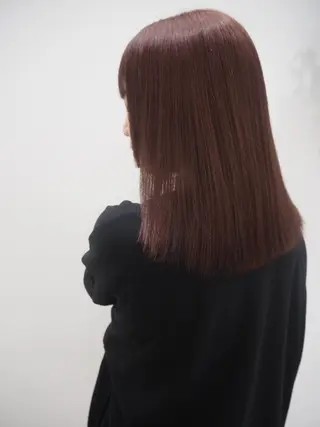 セミロング 💛🤍U too e’s 鎌倉🧸のヘアスタイル