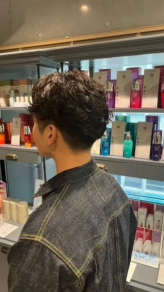 メンズ メンズカット パーマ飯野友喜のヘアスタイル