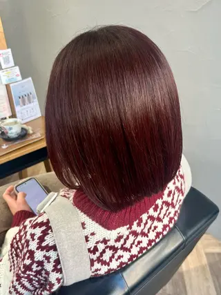 ミディアム 遠藤 朱郁のヘアスタイル