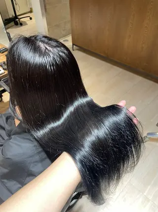 カラー 艶カラー/アレンジ/ はまぐちうみのヘアスタイル