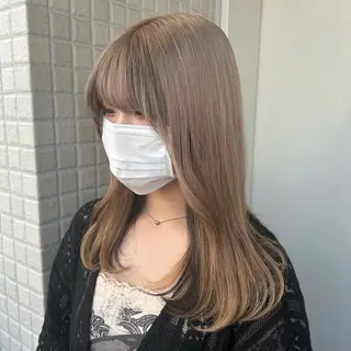 セミロング カラー 艶カラー/縮毛矯正/ ケア/アレンジ/桜悠のヘアスタイル