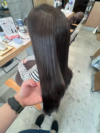 ロング 髪質改善 カラーJILLのヘアスタイル