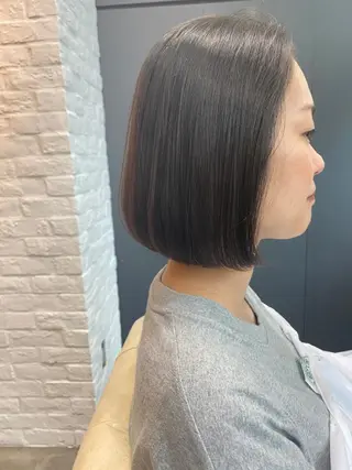 ショート カラー ナカジ🌸ロブ/ボブ /前髪🌸のヘアスタイル