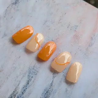 ネイル 6RokuHair（ロクヘアー)所属・門川 茉奈美のネイルデザイン