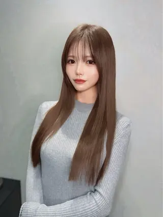 ロング カラー etora 渋谷所属・ワンホンヘア🇨🇳 髪質改善/itaruのヘアスタイル