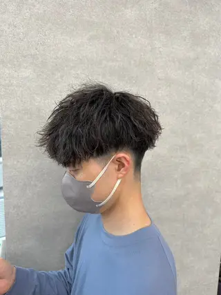 ショート パーマ メンズ 🖤Ayumi🖤 メンズ特化❤️‍🔥のヘアスタイル