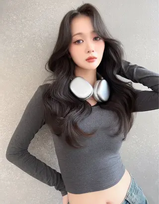 ロング カラー ヘアアレンジ 韓国ヘア/髪質改善 TAKAHIROのヘアスタイル