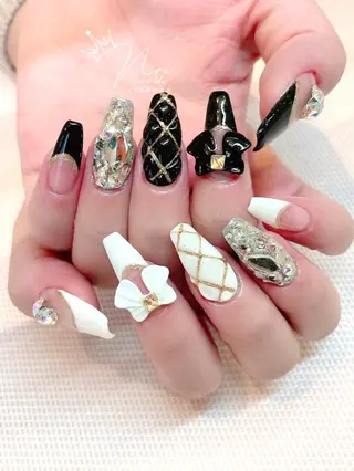 ネイル 長さだし専門店 M2 rikaのネイルデザイン