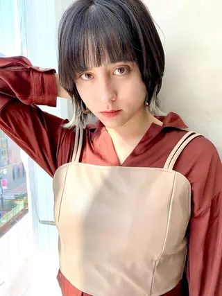 ミディアム カラー yiye 青山所属・無料カットモデル募集 🌱ひょうがのヘアスタイル