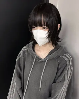 ショート カラー ギミックパシャ所属・みゆ/ケア ブリーチ/ハイトーンのヘアスタイル