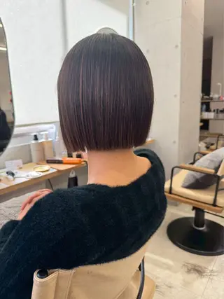 ショート 失敗しない顔まわり× 小顔補正レイヤー難波のヘアスタイル