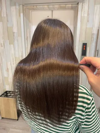 ミディアム カラー HIKARU副店長/ ✨️髪質改善のヘアスタイル