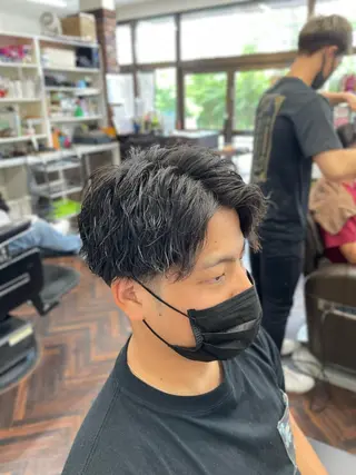 ショート パーマ メンズ Cam's豊見城店所属・無料‼︎メンズ限定 URASAKIのヘアスタイル