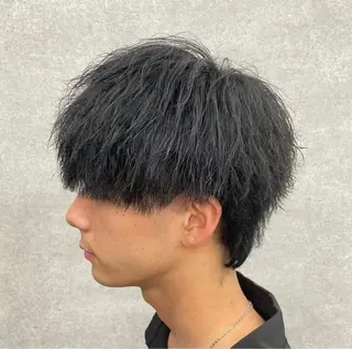 ショート パーマ メンズ 🖤Ayumi🖤 メンズ特化❤️‍🔥のヘアスタイル