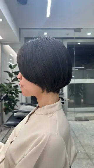 ショート あいこ/ハンサム ショート/銀座🌷のヘアスタイル