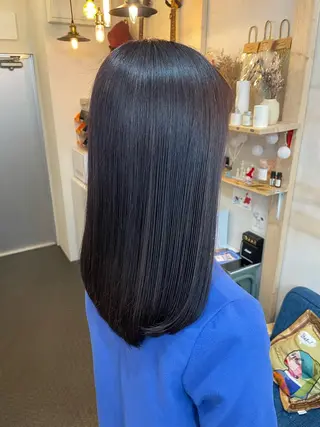 ロング カラー SUN GLOW  サングロウ所属・水素トリートメント／ 髪質改善/ナカノメのヘアスタイル