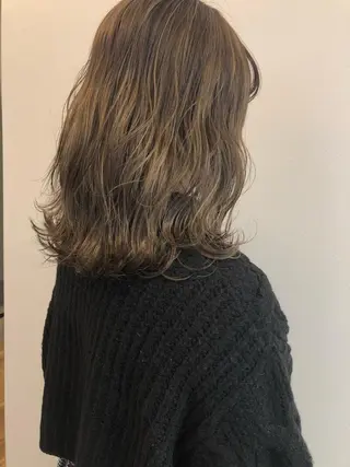 ミディアム カラー MIZUHO / ダブルカラー髪質改善のヘアスタイル