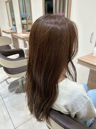 ロング カラー ハイトーン/レイヤー 藤田健太郎のヘアスタイル